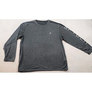 Spyder‎ Swim Long Sleeve Black Shirt  Xl